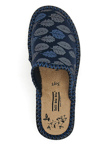 Blaue noch blaue Hausschuhe 1540024