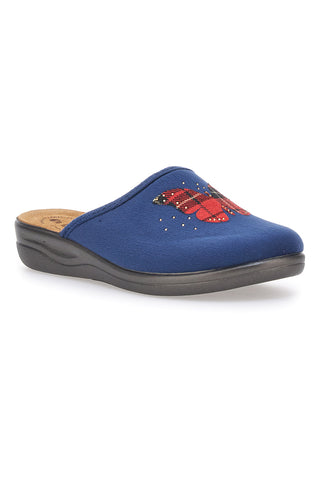 Blaue Schmetterlingshausschuhe Inblu 44 CF