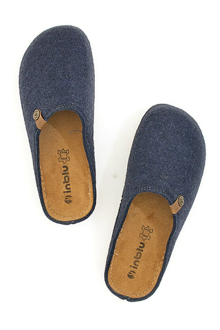 Inblu 8 DK Blaue Hausschuhe