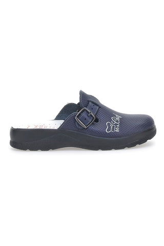 Mrs Chef 8005 Blaue Arbeitspantoffeln