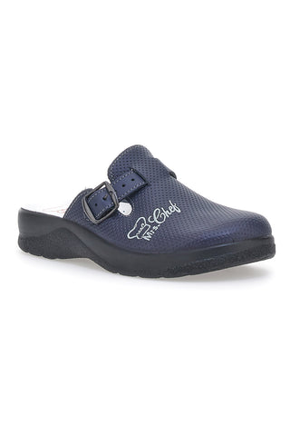 Mrs Chef 8005 Blaue Arbeitspantoffeln