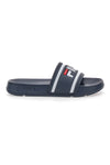 Fila Morro Bay Slipper Teens Blaue Gummihausschuhe für Kinder