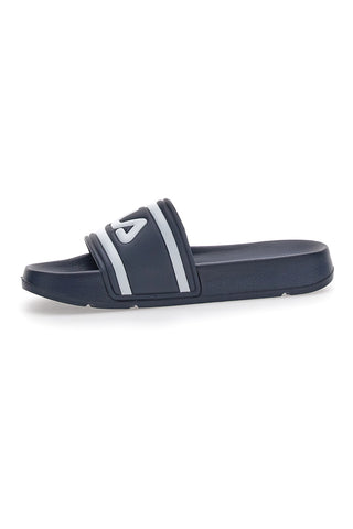 Fila Morro Bay Slipper Teens Blaue Gummihausschuhe für Kinder