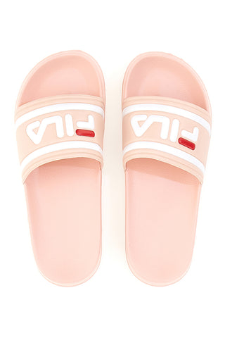 Fila Morro Bay Slipper Teens Rosa Gummihausschuhe