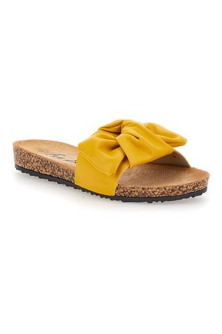 Ciabatte con fiocco giallo FUN BEACH 14191