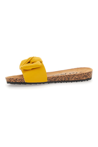 Ciabatte con fiocco giallo FUN BEACH 14191