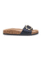 Slipper mit verstellbarer schwarzer Schnalle First Row 14168