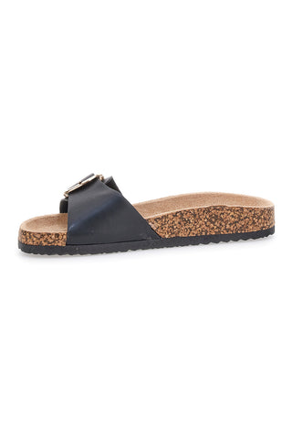 Slipper mit verstellbarer schwarzer Schnalle First Row 14168