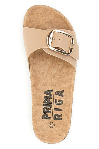 Ciabatta con Fibbia Rosa Regolabile Prima Riga 14168