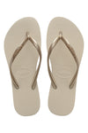 Havaianas Slip Top Cremefarbene Flip-Flop-Hausschuhe