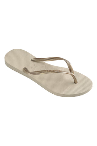 Havaianas Slip Top Cremefarbene Flip-Flop-Hausschuhe