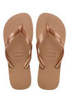 Ciabatte Infradito in Gomma Bronzo Havaianas Top Tiras FC