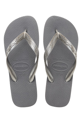 Havaianas Top Tiras FC graue Gummi-Flip-Flops