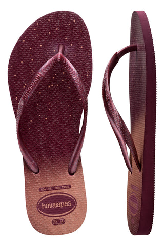 Ciabatte Infradito Purple In Gomma Havaianas Slim Gloss Fc