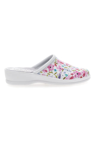 Ciabatte Bianche Con Decorazione Floreale Le Soft 820002