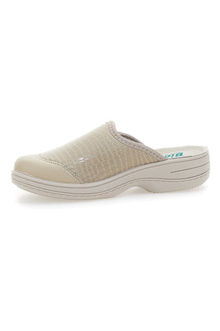 Beige Arbeitspantoffeln Made in Italy Bio Up 1553