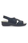 Sandali Neri Made In Italy Con Plantare In Pelle Bio Up 1321
