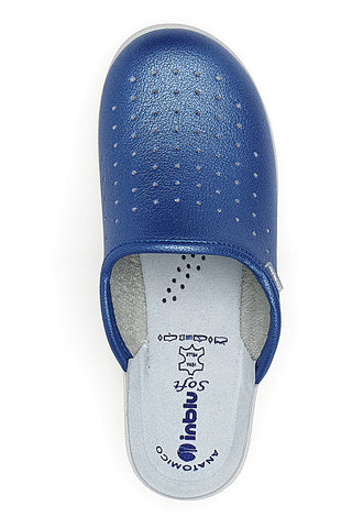 Professionelle blaue Hausschuhe Inblu 5033N