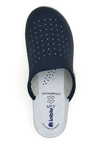 Professionelle blaue Hausschuhe Inblu 5033
