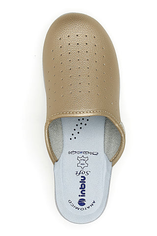 Professionelle Hausschuhe Gold Inblu 5033N