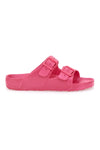 Ciabatte Fucsia Con Doppia Fibbia 2T2L 726