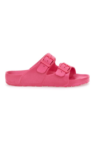 Ciabatte Fucsia Con Doppia Fibbia 2T2L 726