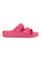 Fuchsia-Hausschuhe mit Doppelschnalle 2T2L 726