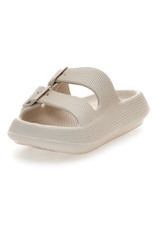 Slide Off White Hausschuhe mit Schnallen 2t2l 02