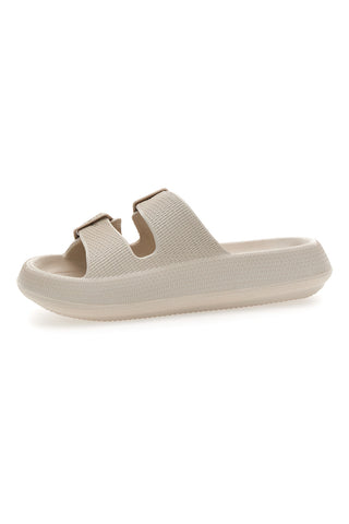 Slide Off White Hausschuhe mit Schnallen 2t2l 02