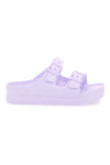Ciabatte Lilla Con Doppia Fibbia 2T2L 2039