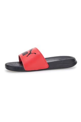 Ciabatte nere con banda rossa Puma Popcat 20 jr