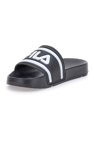 Fila Morro Bay Slipper Schwarze Pool-Hausschuhe