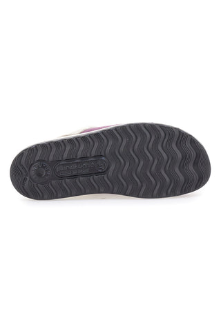 Lila Hausschuhe mit anatomischem Fußbett, hergestellt in Italien, Fly Flot 5120