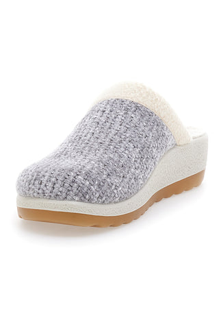 Pantofole Grigie In Panno Made In Italy Fly Flot 4469