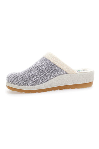 Fly Flot 4469 Graue Stoffpantoffeln, hergestellt in Italien