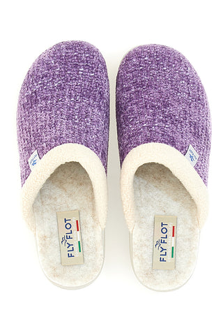 Lila Hausschuhe Made in Italy Fly Flot 4469