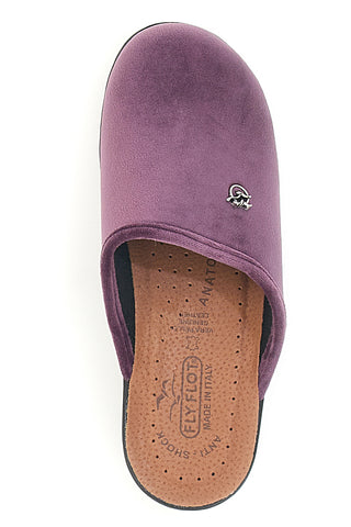 Pantofole Lilla Con Plantare Anatomico Made In Italy Fly Flot 767