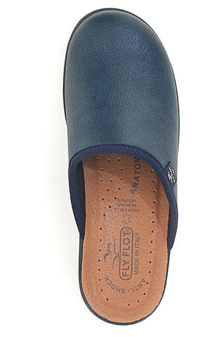 Ciabatte Professionali Blu Con Plantare in pelle Made In Italy Fly Flot 75202