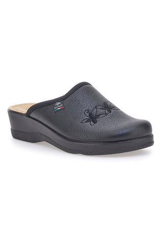 SCHWARZE HAUSSCHUHE FLY FLOT 63512