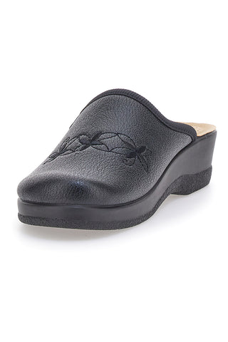 SCHWARZE HAUSSCHUHE FLY FLOT 63512