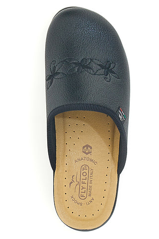 SCHWARZE HAUSSCHUHE FLY FLOT 63512