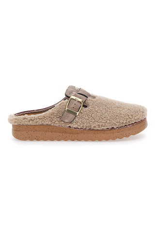 Beige Hausschuhe mit Riemen Plocadi 1913