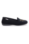 Pantofole Nere con Soletta Estraibile e Suola in Gomma Superga 10272