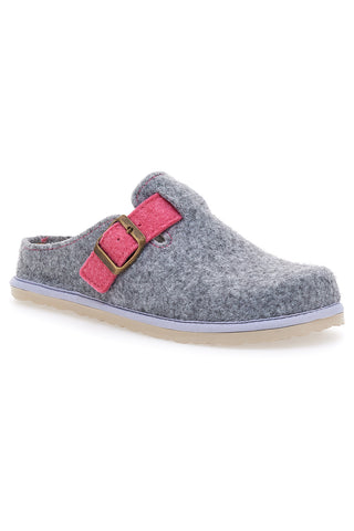 Pantofole Grigie con fibbia e sottopiede estraibile INBLU 38 cs