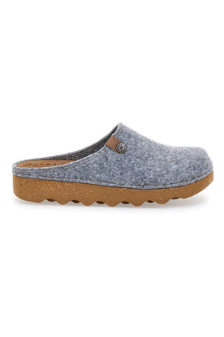 Pantofole Grigie In Panno Inblu 08 DK