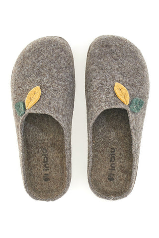 Inblu 13ED Taubengraue Hausschuhe
