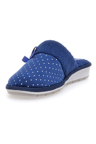 Blaue weiche Hausschuhe INBLU 72 LB