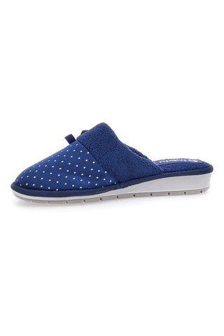 Blaue weiche Hausschuhe INBLU 72 LB