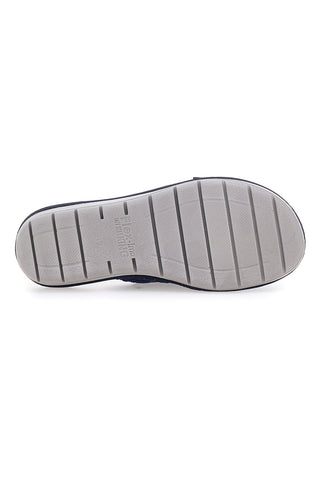 Blaue weiche Hausschuhe INBLU 72 LB