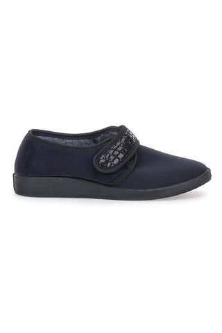 Davema 4192 Schwarze Hausschuhe